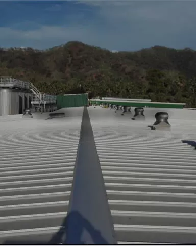 Australia Type Wide Dark Button Roof System